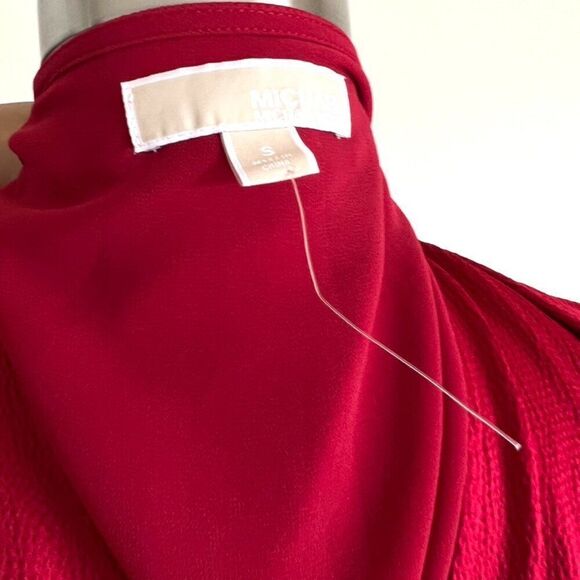 Michael Michael Kors Red Long-Sleeve Dress – Size Small - Picture 4 of 5